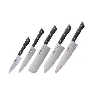 Набор кухонных ножей Samura HARAKIRI SHR-0250B/K